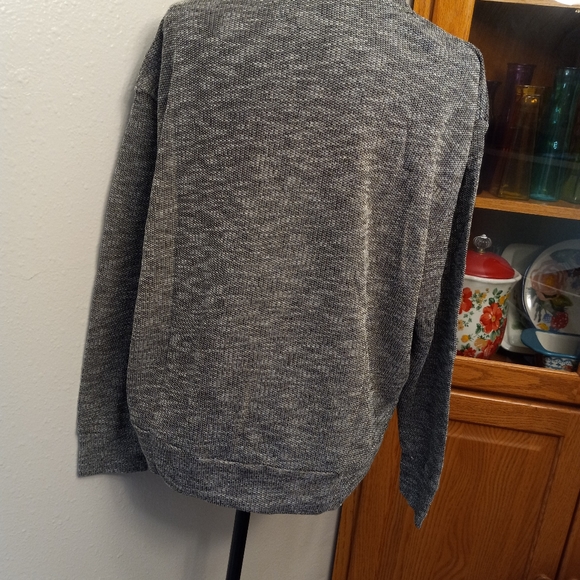 Daydream Nation Oversized Lace Up Terry Dream Pullover Sweater - Picture 6 of 9